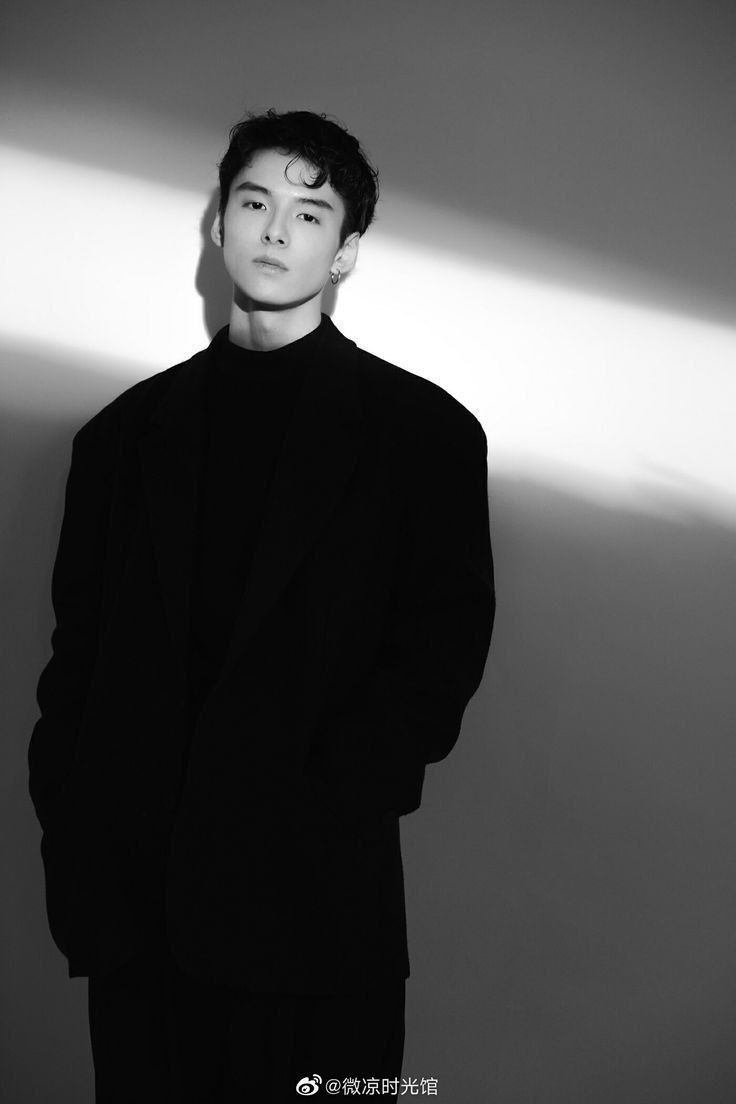 Monochrome model in black styling